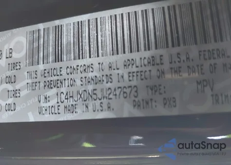 2018 Jeep Wrangler Unlimited Sport 4X4 z USA, uszkodzony, nr VIN 1C4HJXDN5JW247673